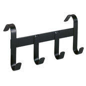 Kerbl Colgador de Bridas 4 Haken Negro