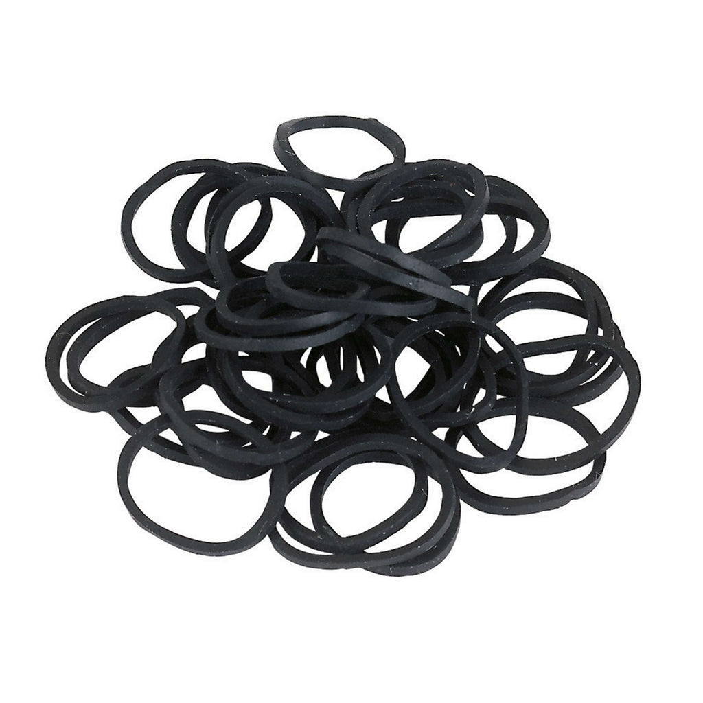Kerbl Bandas elásticas para trenzar Negro