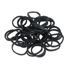 Kerbl Bandas elásticas para trenzar Negro