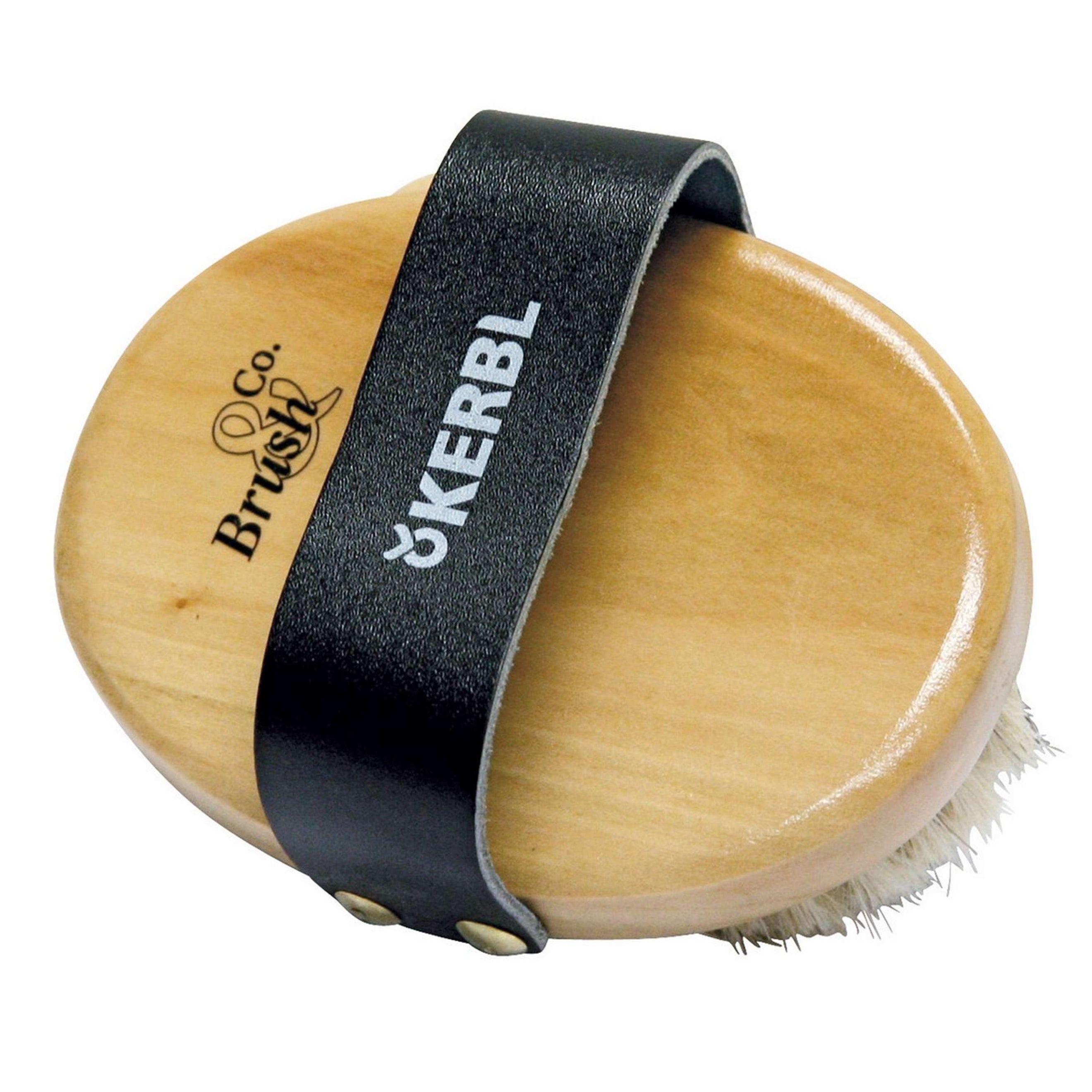 Kerbl Cepillo de Brillo Brush&Co con Parte Superior de Madera