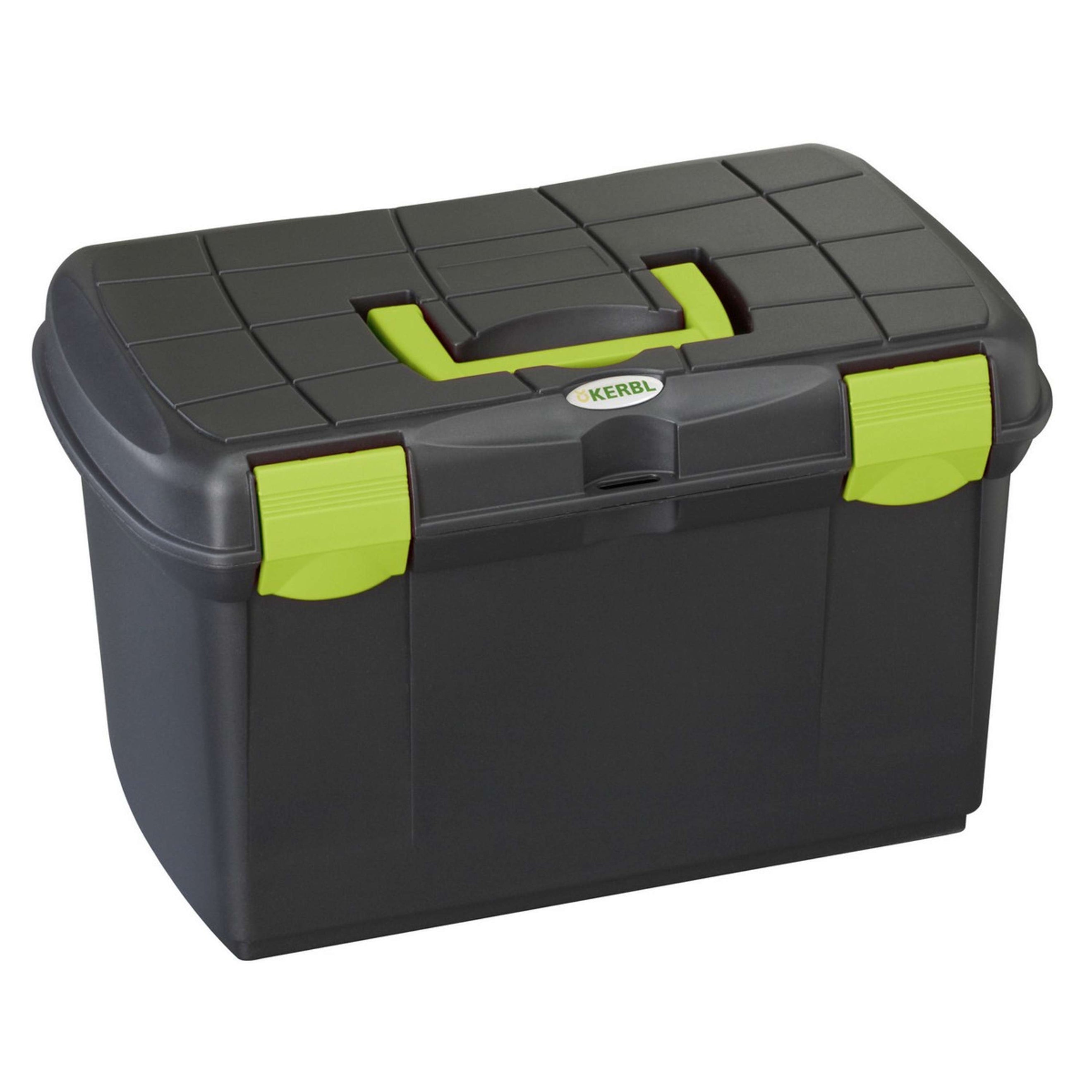 Kerbl Caja de Almacenamiento con Inserto Extraíble Negro/Pistache Kerbl Caja de Almacenamiento con Inserto Extraíble Negro/Pistache