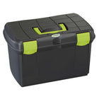 Kerbl Caja de Almacenamiento con Inserto Extraíble Negro/Pistache