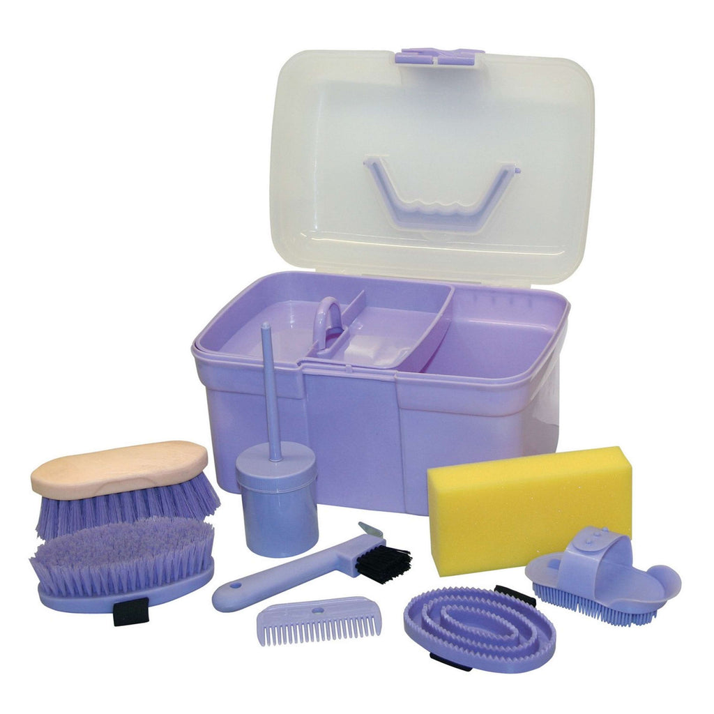 Kerbl Caja de Limpieza Niños Completo Lila