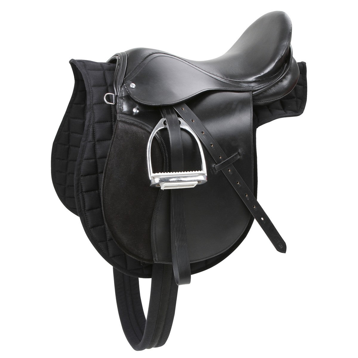 Kerbl Eurohorse Juego de Montura Mixta Negro
