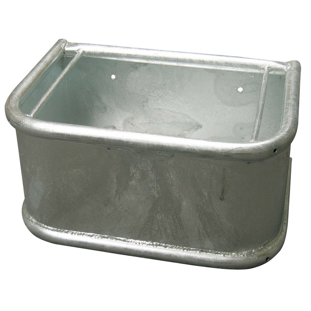 Kerbl Plato de Comida Galvanizado Recto