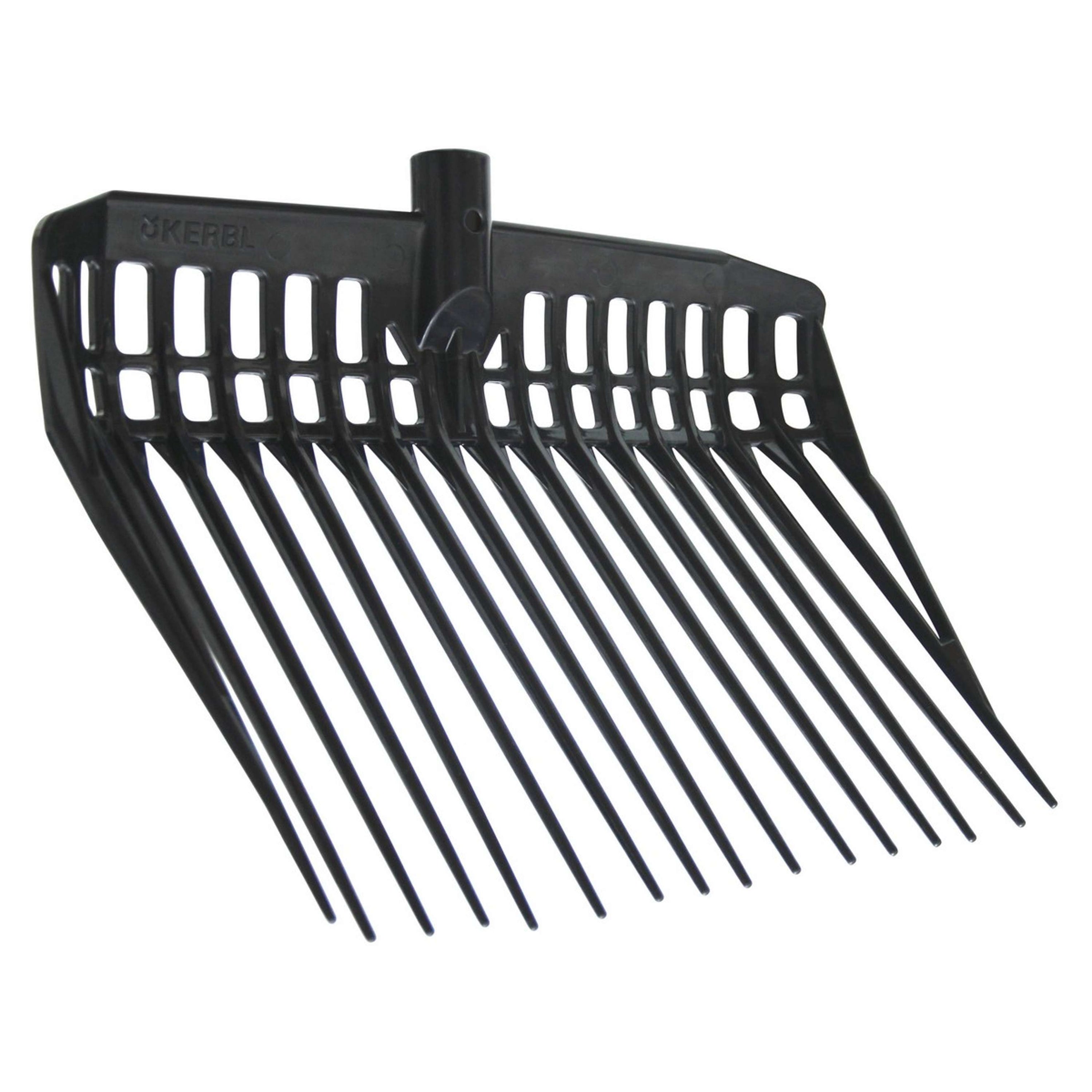 Kerbl Horca de Estiércol Ecofork Negro