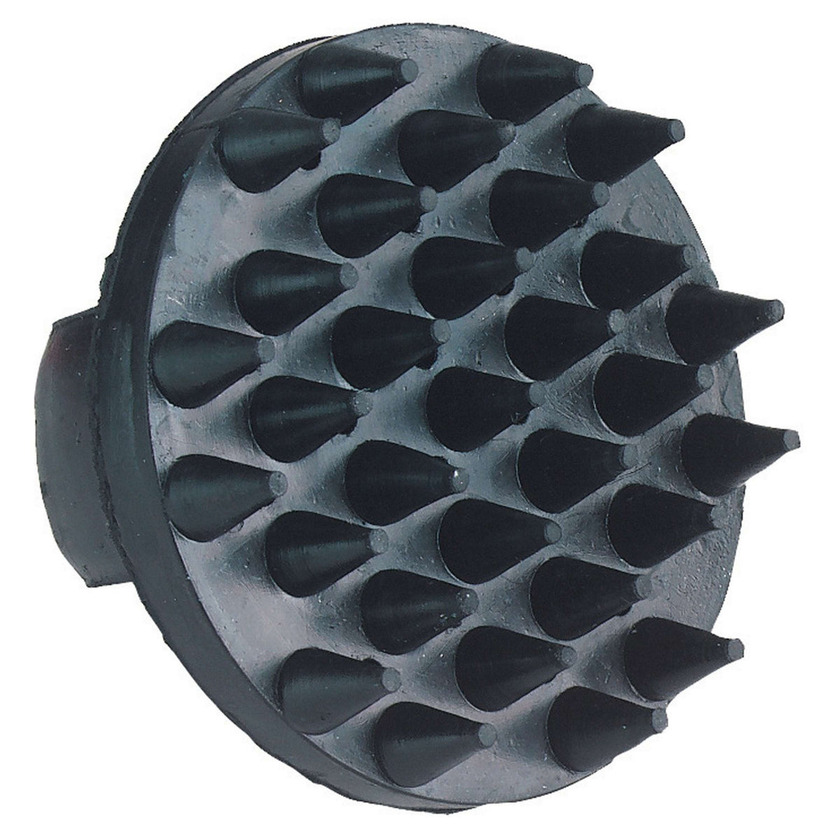 Kerbl Massage Cepillo Caucho Negro
