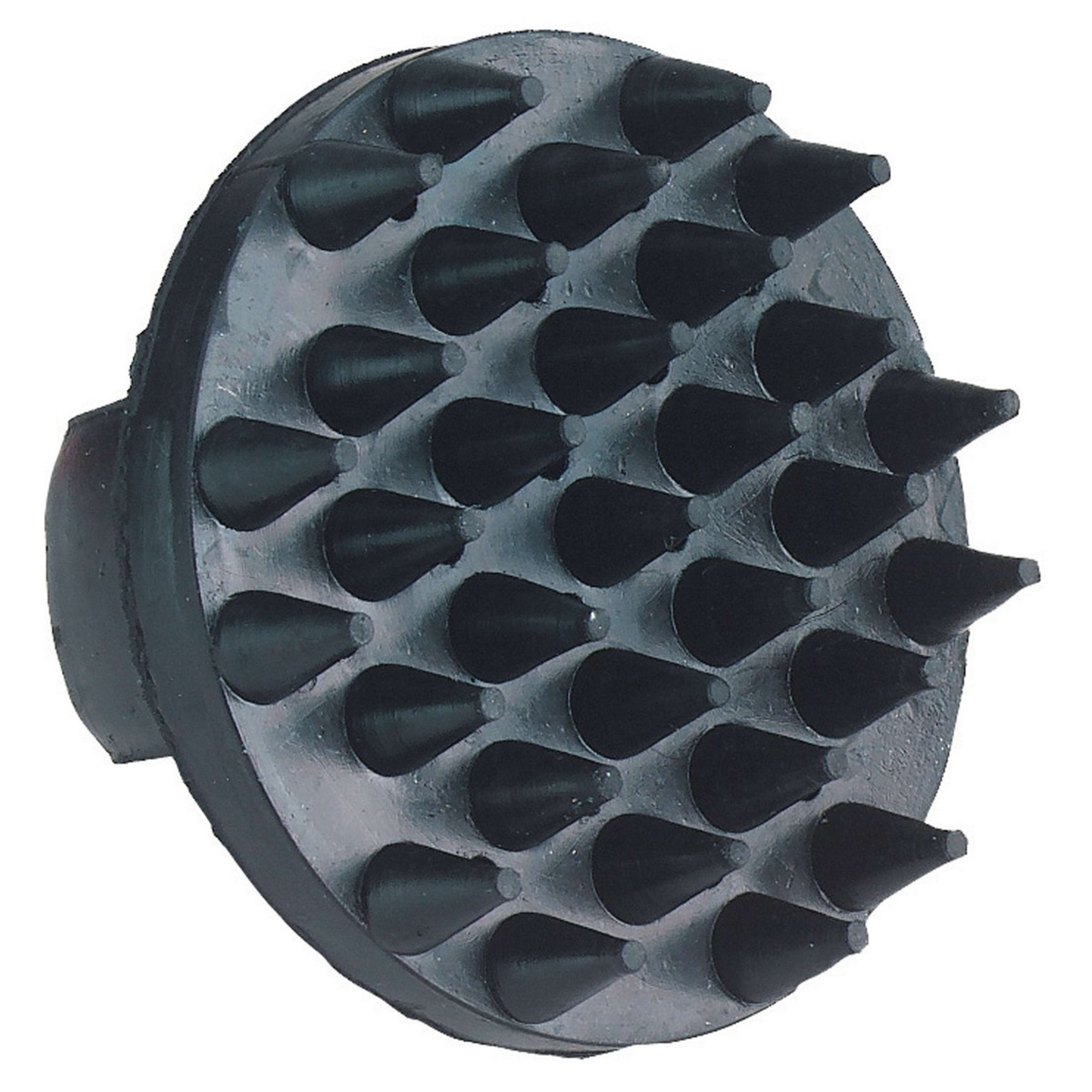 Kerbl Massage Cepillo Caucho Negro