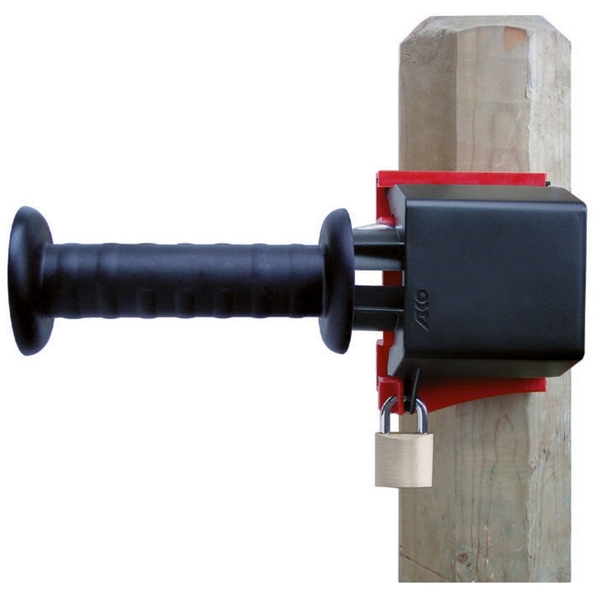 Ako Cerradura de Manija de Puerta Negro Rojo