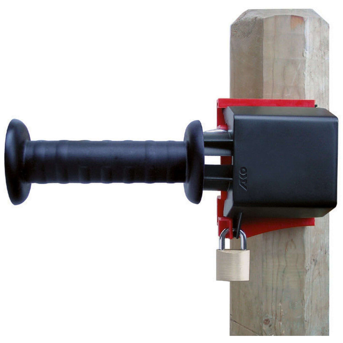 Ako Cerradura de Manija de Puerta Negro Rojo