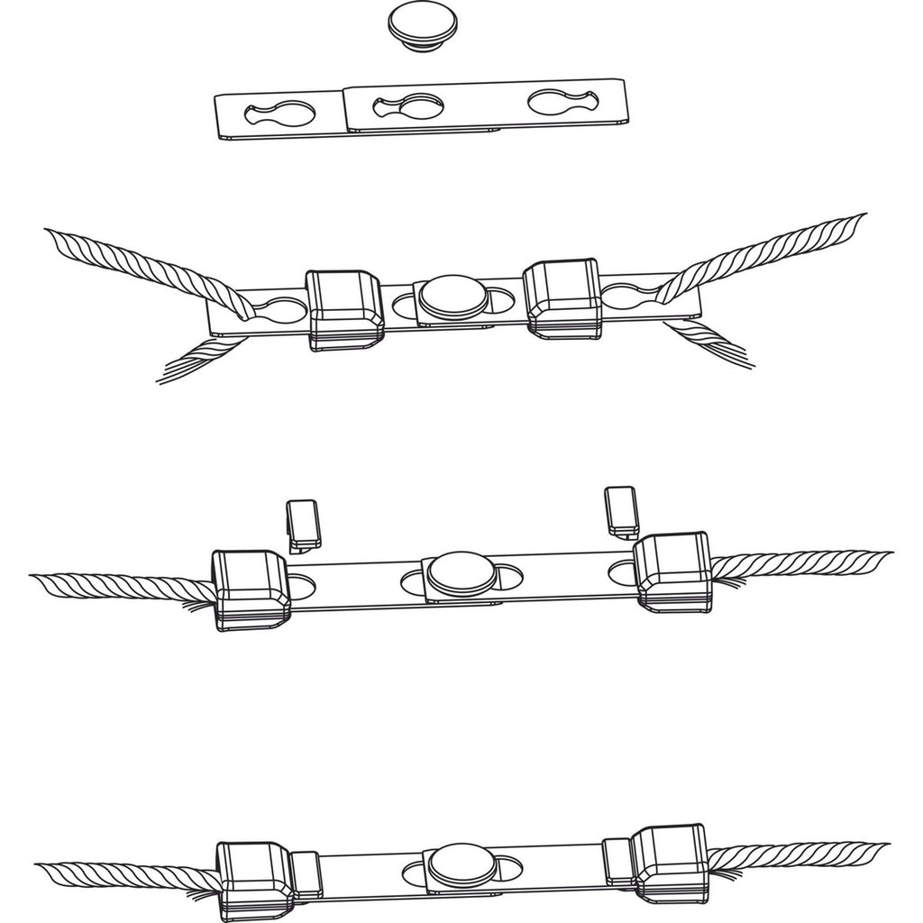 Kerbl Conector de Seguridad Litzclip 6 Unidades