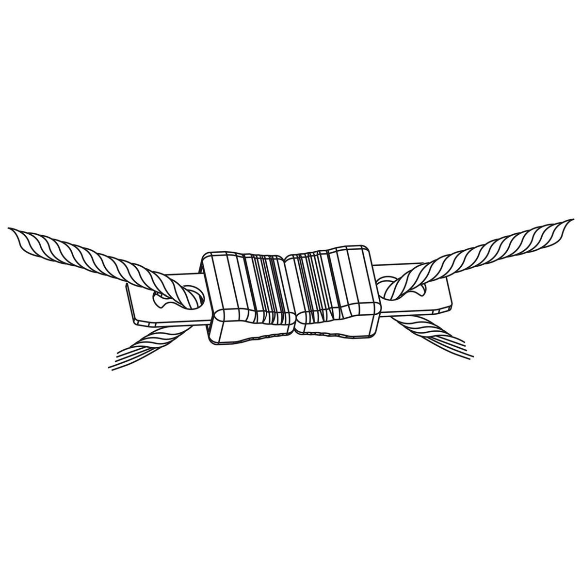 Ako Kit de Reparación Litzclip 8 piezas Galvanizado