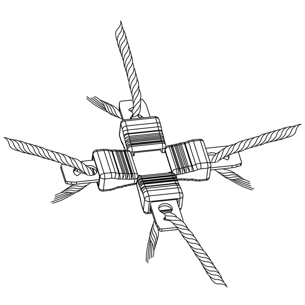 Ako Kit de Reparación Litzclip 8 piezas Galvanizado