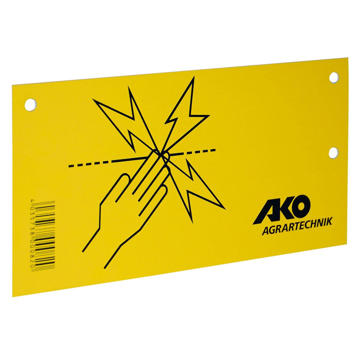 Ako Señal de Advertencia Aviso Cerca Eléctrica Amarillo