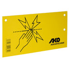 Ako Señal de Advertencia Aviso Cerca Eléctrica Amarillo