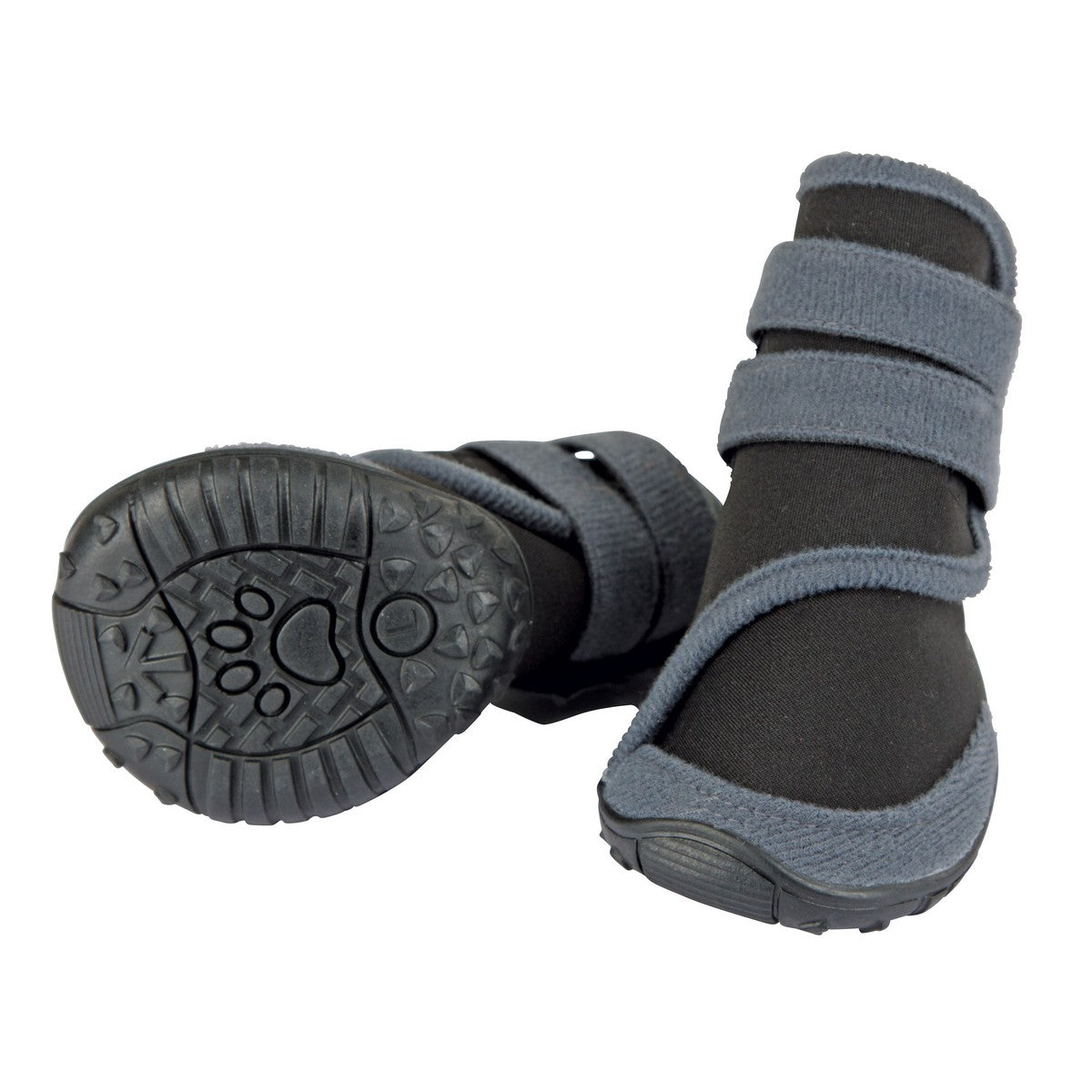 Kerbl Zapato para Perros Active Negro Gris