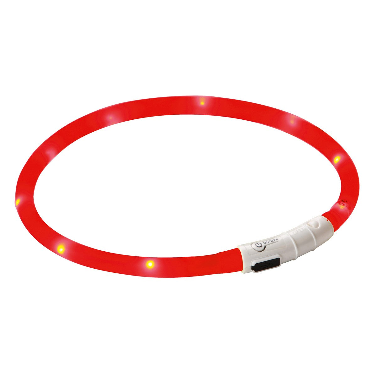Kerbl Collar LED Recargable Maxi Safe Rojo