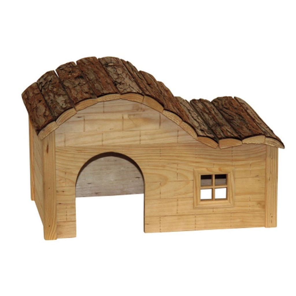 Kerbl Casa para Conejos Nature con Techo Ondulado Madera
