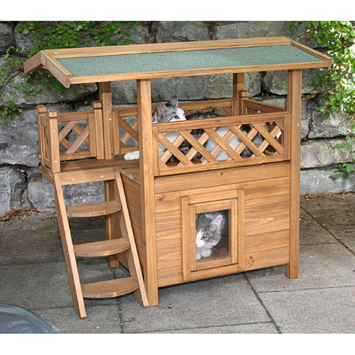 Kerbl Casa para Gatos Lodge Madera