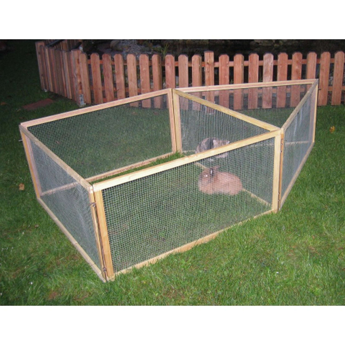 Kerbl Recinto Exterior Vario Madera con Agujero