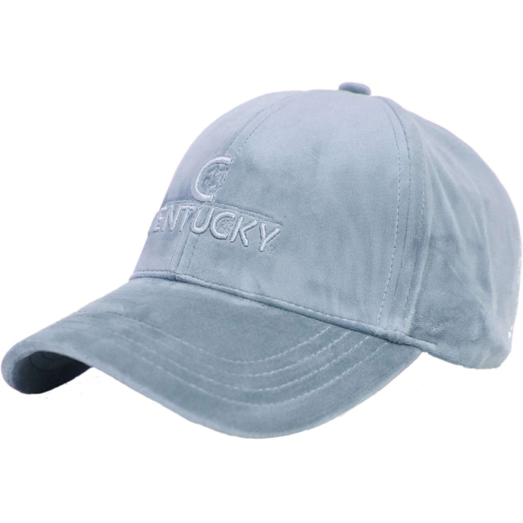 Kentucky Horsewear Gorra Velvet Azul claro
