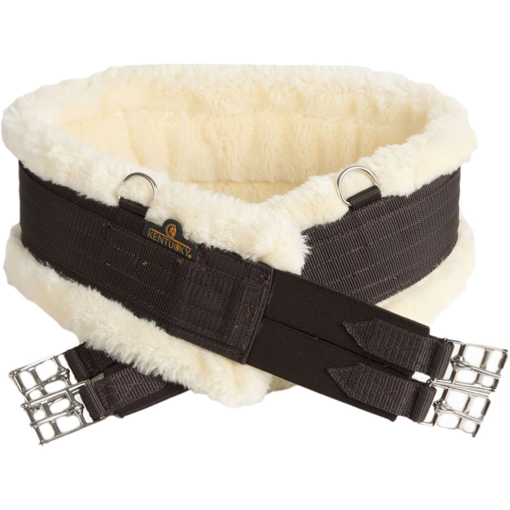 Kentucky Horsewear Cincha General Polivalente Sheepskin Marron/Natural
