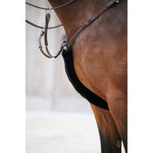 Kentucky Horsewear Cubierta de peto Sheepskin Negro