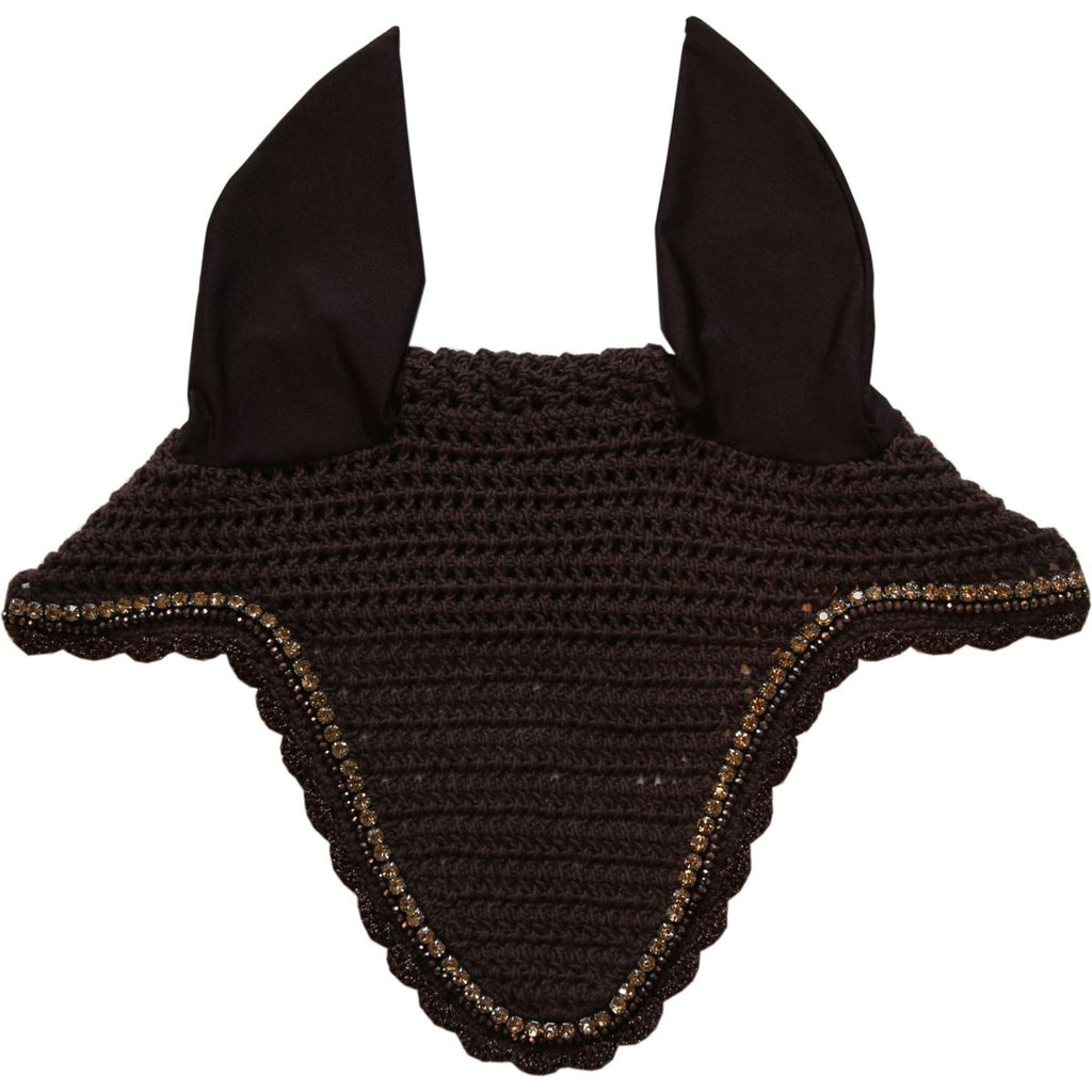 Kentucky Horsewear Cubre orejas Long Stone & Pearl Marron