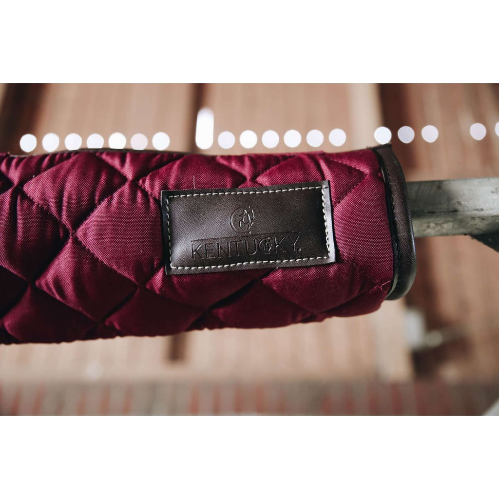 Kentucky Horsewear Protector de Cabeza de Establo Bordeaux