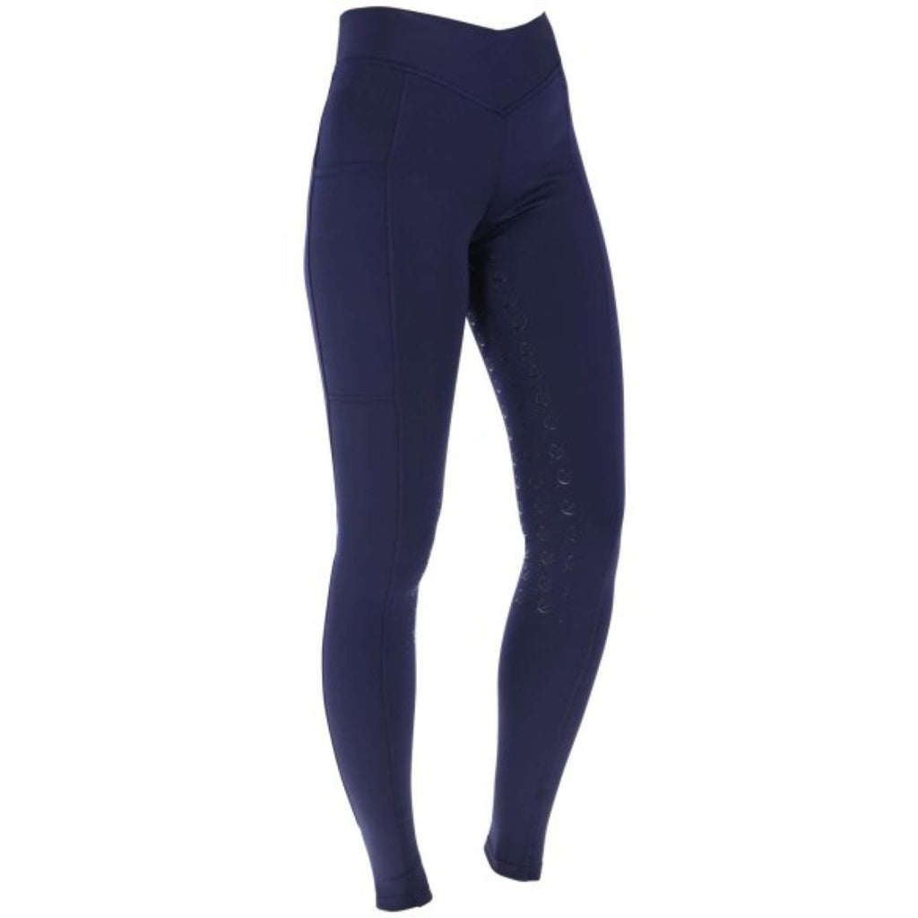 Covalliero Legging de Equitación ClassicStar Niños Navy