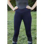 Covalliero Legging de Equitación ClassicStar Navy