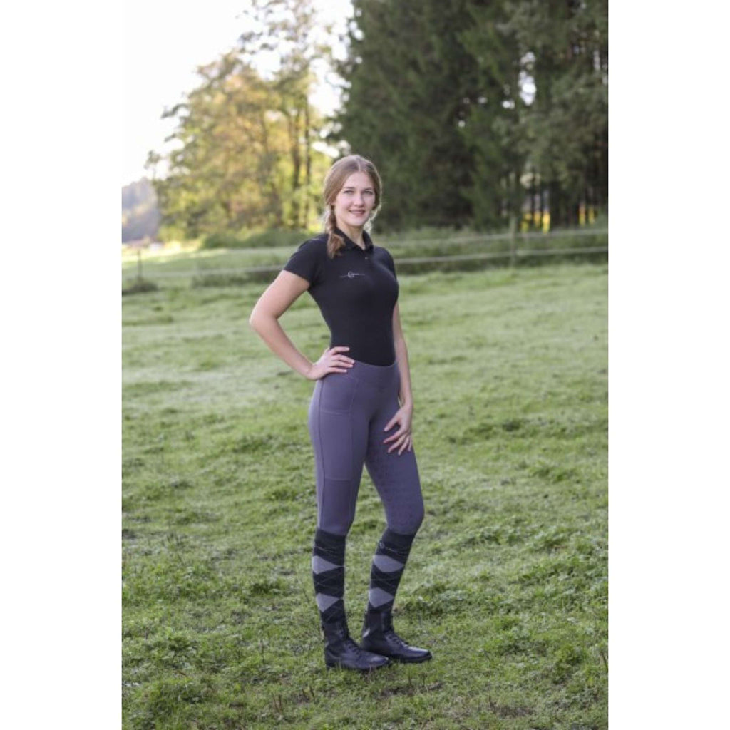 Covalliero Legging de Equitación ClassicStar Graphite
