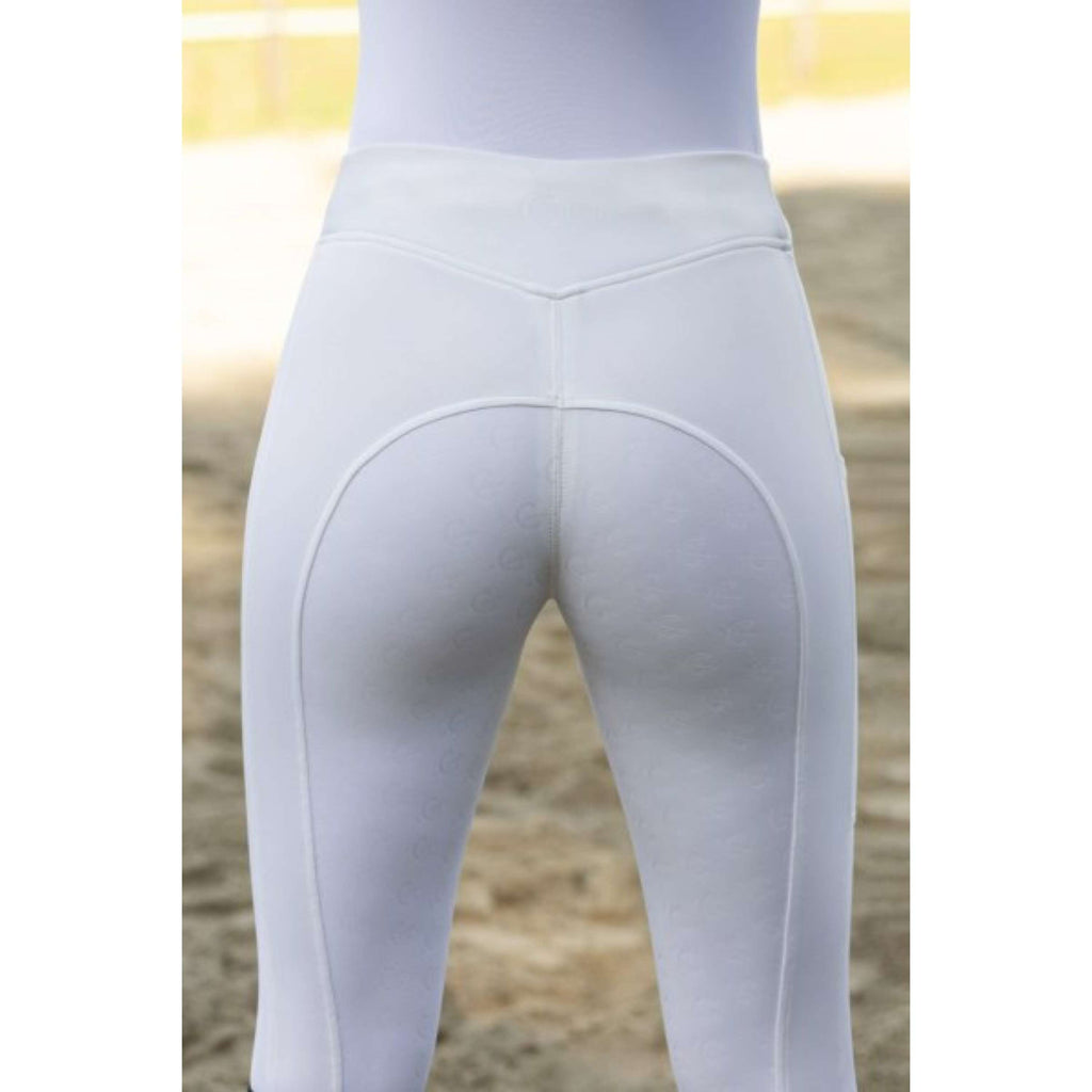 Covalliero Legging de Equitación ClassicStar Blanco