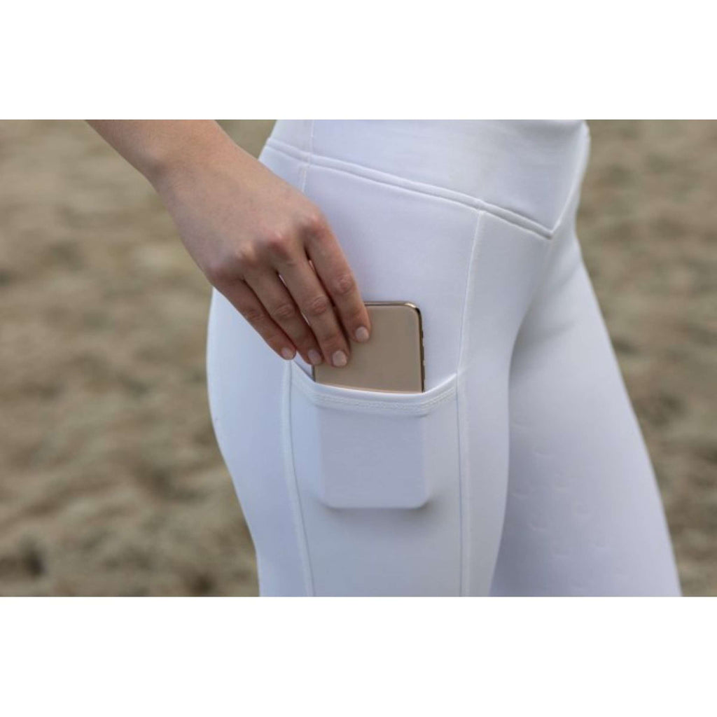 Covalliero Legging de Equitación ClassicStar Blanco