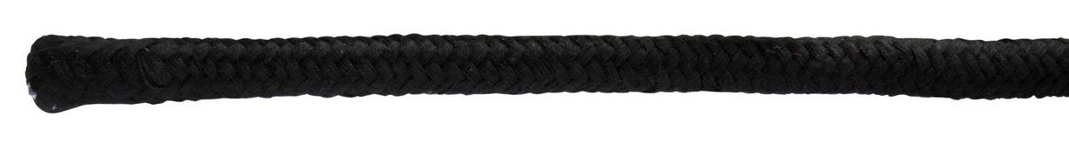 Kerbl Cuerda Algodón con mosquetón Negro
