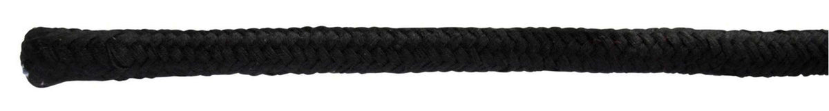 Kerbl Cuerda Algodón con mosquetón Negro