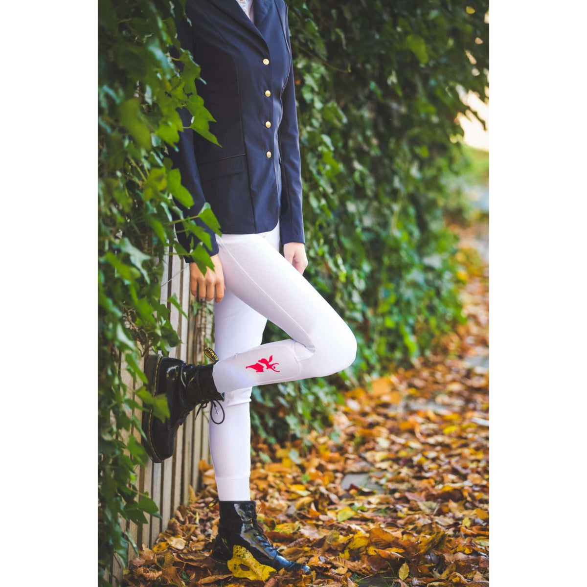 Covalliero Pantalones Janne x PinkRibbon White Pearl