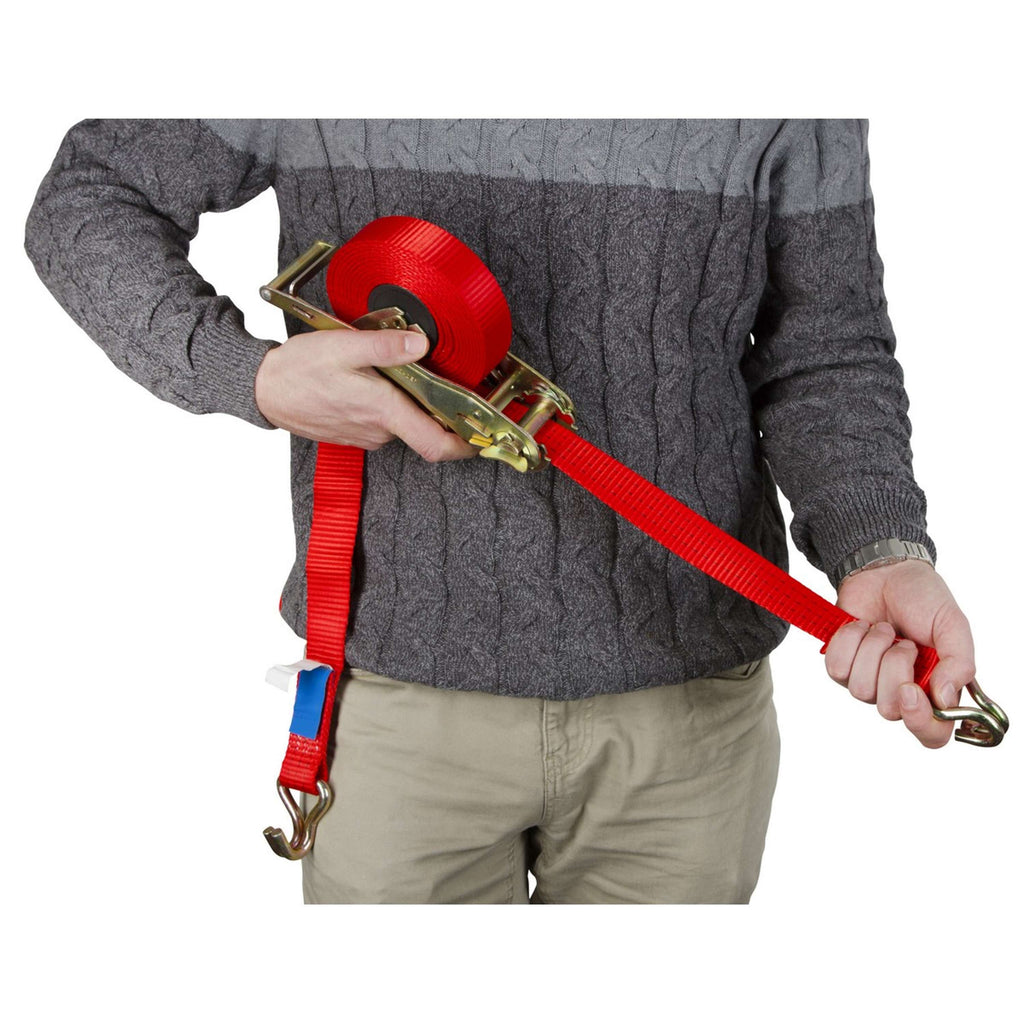 Kerbl Cuerda de tracción automática Naranja