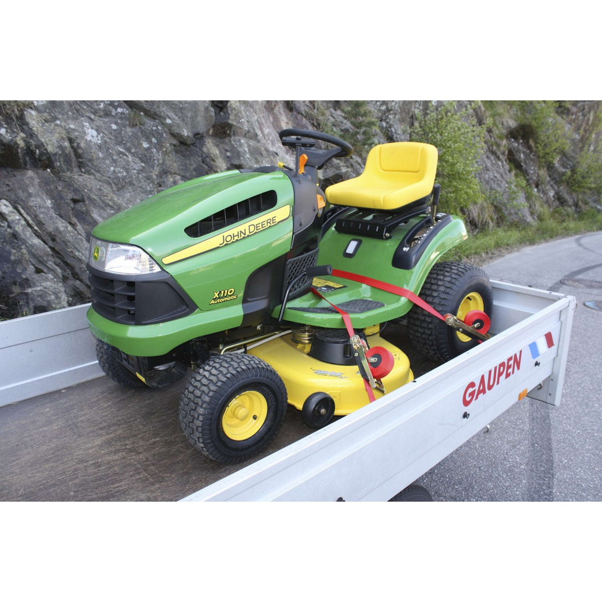 Kerbl Cuerda de tracción automática Naranja