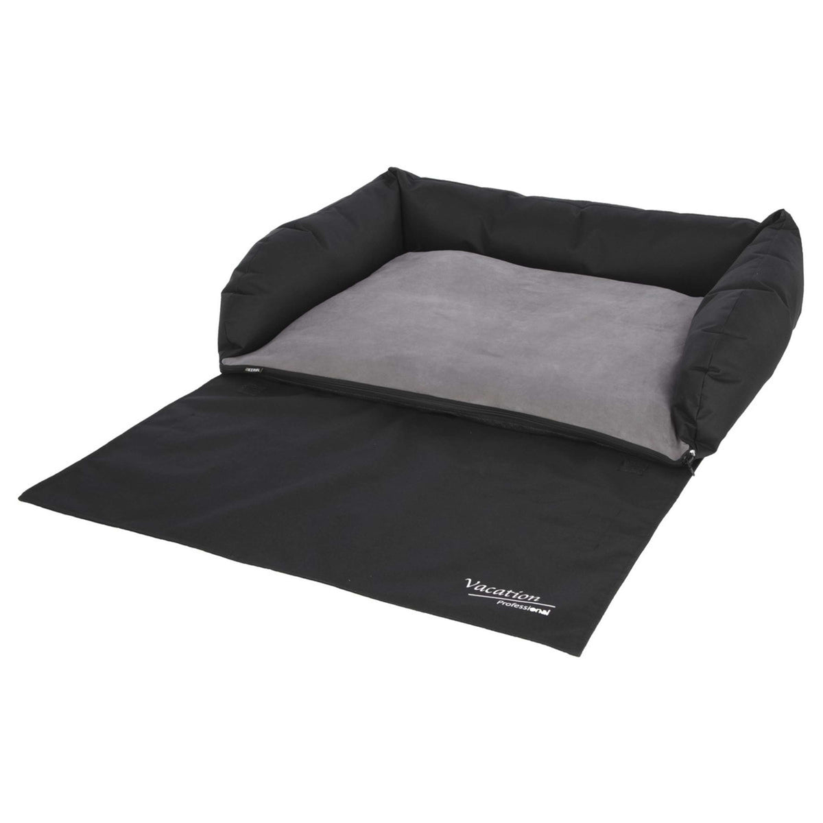Kerbl Cojín de maletero Negro Gris