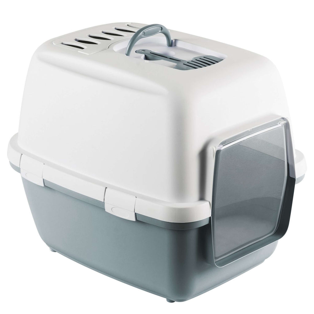 Kerbl Caja de Arena para Gato Azul / Blanco