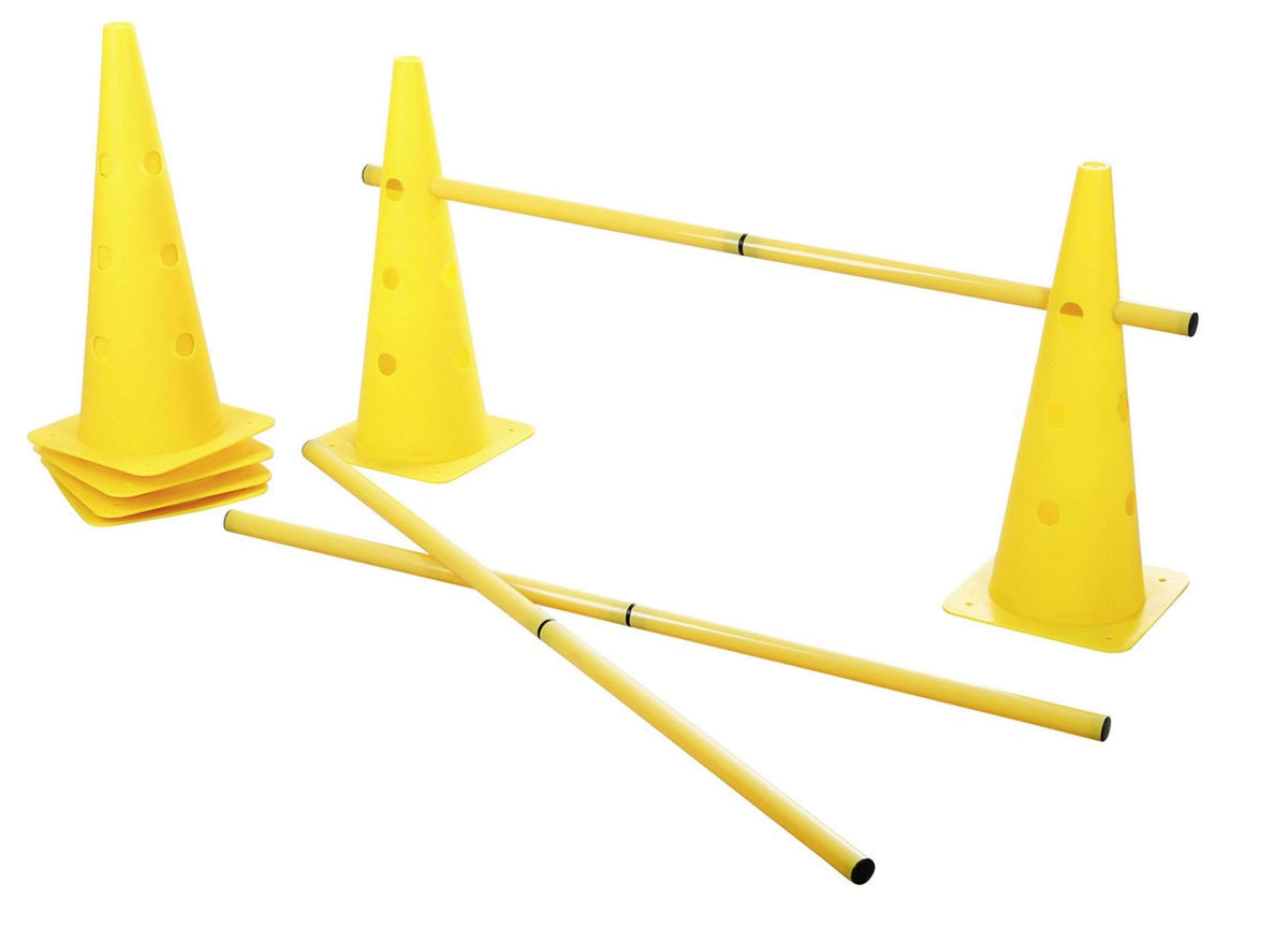 Kerbl Set Pivotes de Agilidad 3 obstáculos Rojo<>Amarillo