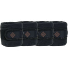 Kentucky Horsewear Vendajes Polar Fleece Polar Fleece Perlas Negro