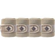 Kentucky Horsewear Vendajes Polar Fleece Velvet Pearls Beige