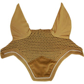Kentucky Horsewear Bonete para Orejas Wellington Velvet Mostaza