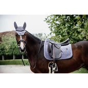 Kentucky Horsewear Bonete para Orejas Wellington Velvet Morado