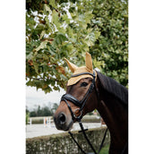 Kentucky Horsewear Bonete para Orejas Wellington Velvet Mostaza