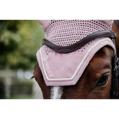 Kentucky Horsewear Bonete para Orejas Wellington Velvet Rosa Viejo