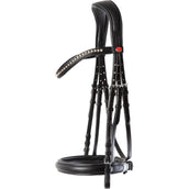 Kieffer Cabezada Ultrasoft Sue con Cristales Negro/Marron claro