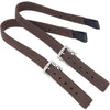 Kieffer Correas de estribo Mono Velours Doma Marron oscuro